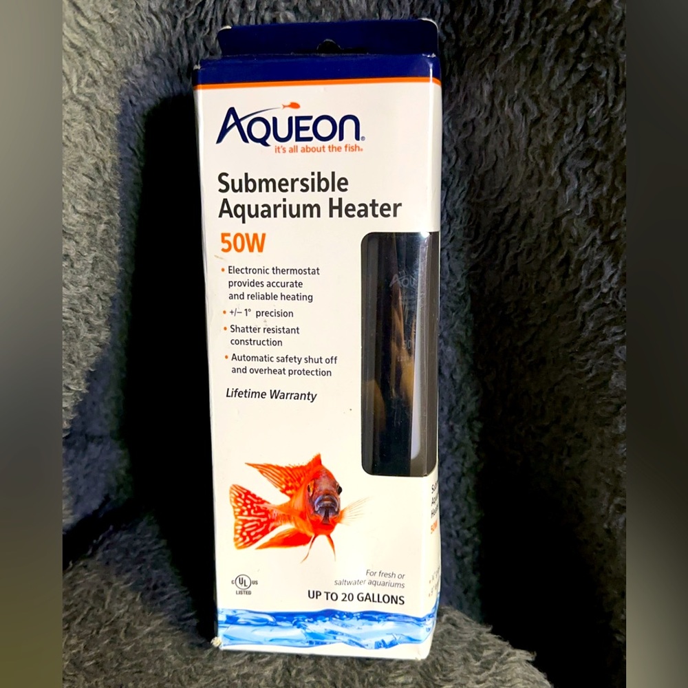 Aqueon Submersible Aquarium Heater - 50W